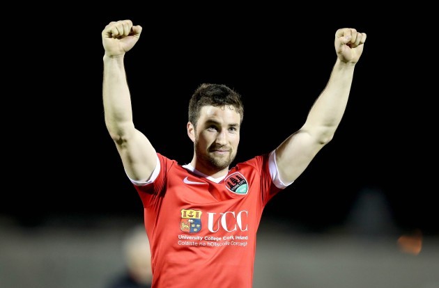Gearoid Morrissey celebrates after the game