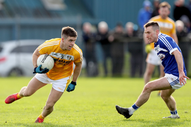 Paddy McBride in action against David Conway