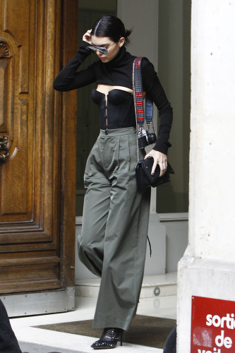 France: Super model Kendall Jenner in Paris