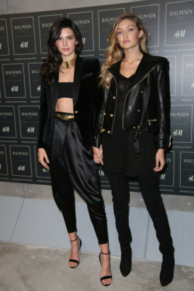 Balmain's H&M Fashion Show - New York