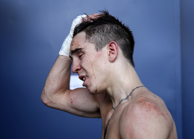 Michael Conlan following his defeat to Vladimir Nikitin