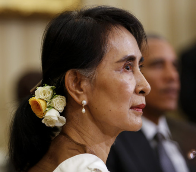 Obama Meets State Counsellor Aung San Suu Kyi of Myanmar (Burma)