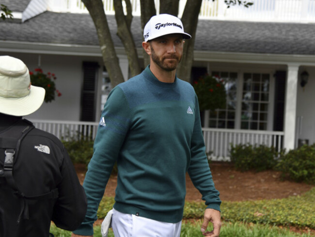 Masters Johnson Withdraws Golf