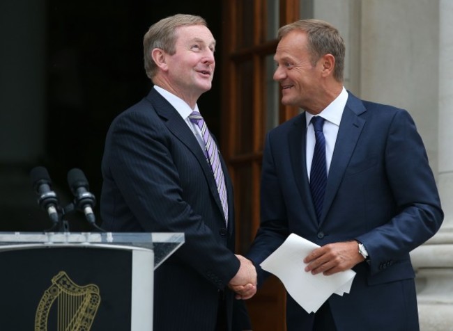 Tusk talks with Kenny