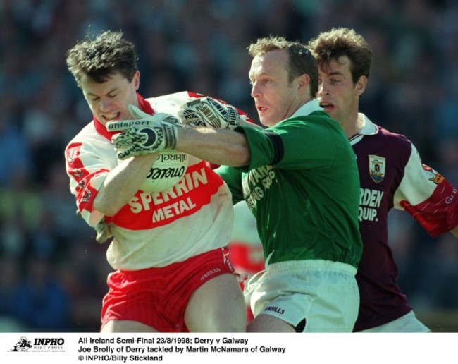 Joe Brolly and Martin McNamara 23/8/1998