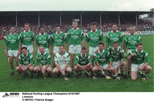 Limerick  National Hurling League Champions 5/10/1997