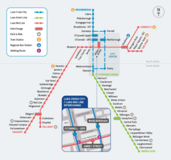 Broombridge Luas Line Map From December, This Is What The Luas Map Will Look Like · Thejournal.ie