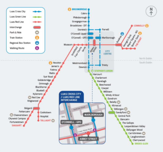 Luas Cross City