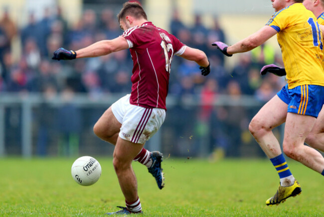 Cillian McDaid scores his sides opening goal