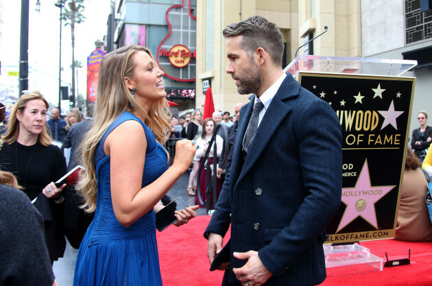 Ryan Reynolds Honored With Star On The Hollywood Walk Of Fame Ceremony - Los Angeles