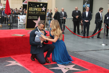 Ryan Reynolds Honored With Star On The Hollywood Walk Of Fame Ceremony - Los Angeles