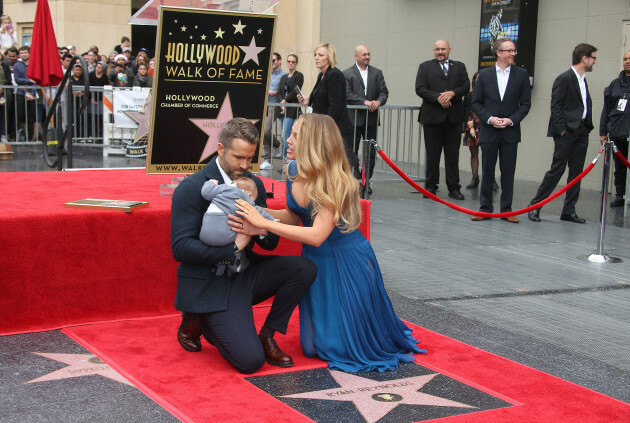 Ryan Reynolds Honored With Star On The Hollywood Walk Of Fame Ceremony - Los Angeles