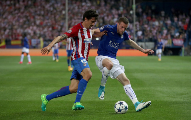 Atletico Madrid v Leicester City - UEFA Champions League  - Quarter Final - First Leg - Vicente Calderon Stadium