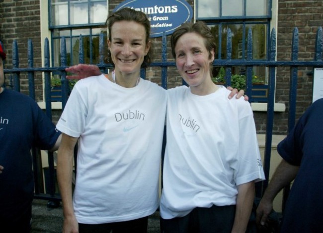 Sonia O'Sullivan and Catherina Mckiernan