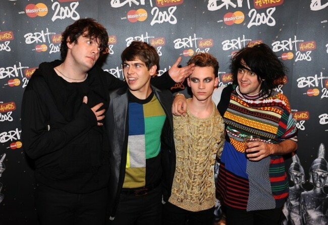 BRIT Awards 2008 - Press Room - London