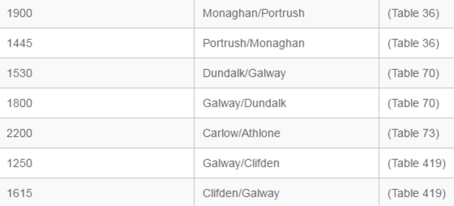 Monday Bus &Eacute;ireann