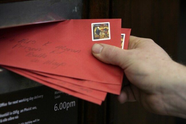 File Photo To save the five day postal service the cost of a stamp is set to rise. In a statement, An&Ecirc;Post said it is making a loss of 12-15 million in 2016 and a much greater loss is envisaged for 2017.
