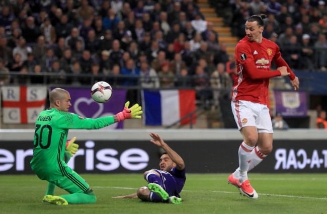 Anderlecht v Manchester United - UEFA Europa League - Quarter Finals - First Leg - Constant Vanden Stock Stadium