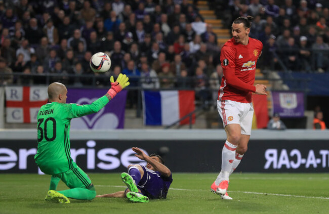 Anderlecht v Manchester United - UEFA Europa League - Quarter Finals - First Leg - Constant Vanden Stock Stadium