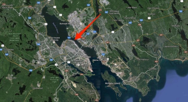 to-exit-the-bedford-basin-where-the-ships-were-docked-they-had-to-pass-through-a-slim-channel-the-imo--behind-schedule-and-on-the-wrong-side-of-the-channel--refused-to-give-way-and-crashed-into-the-mont-blanc