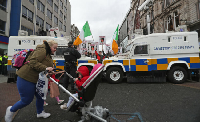 Justice for Northern Ireland Veterans protest