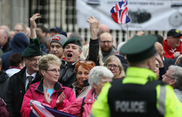 Justice for Northern Ireland Veterans protest