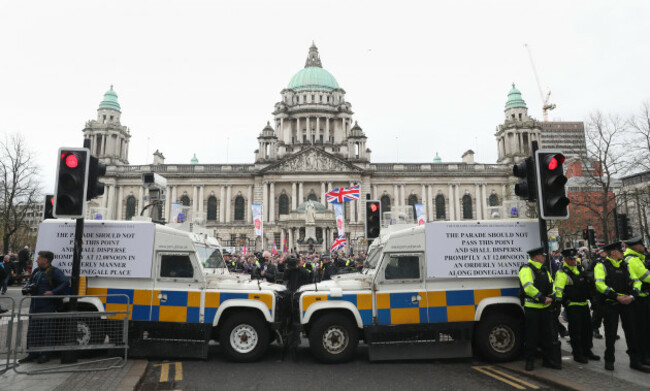 Justice for Northern Ireland Veterans protest