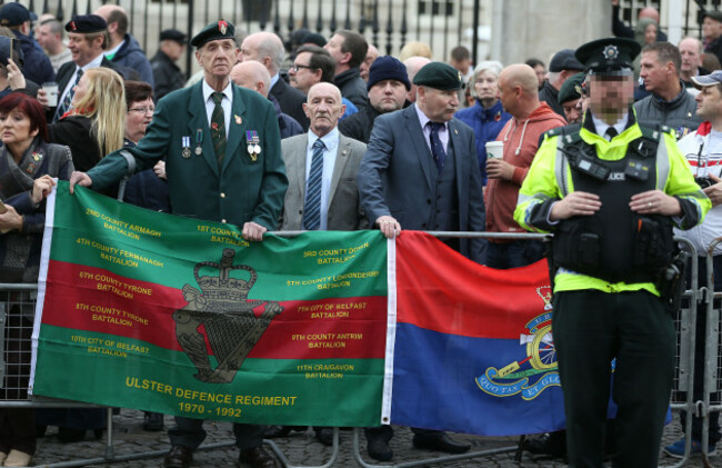 Justice for Northern Ireland Veterans protest