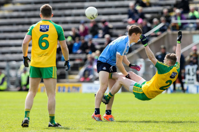 Con O'Callaghan is involved in an off the ball incident for which he received a black card