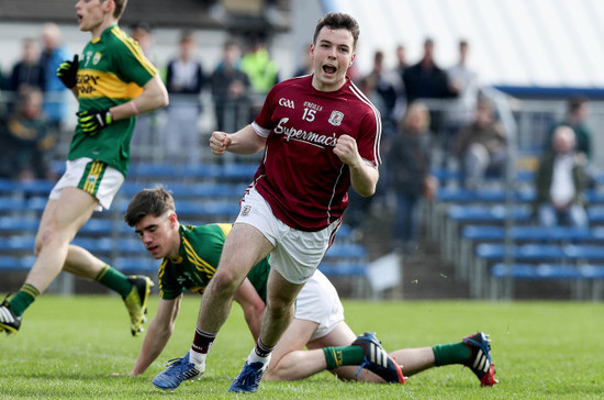 Dessie Connolly celebrates scoring the first goal of the game