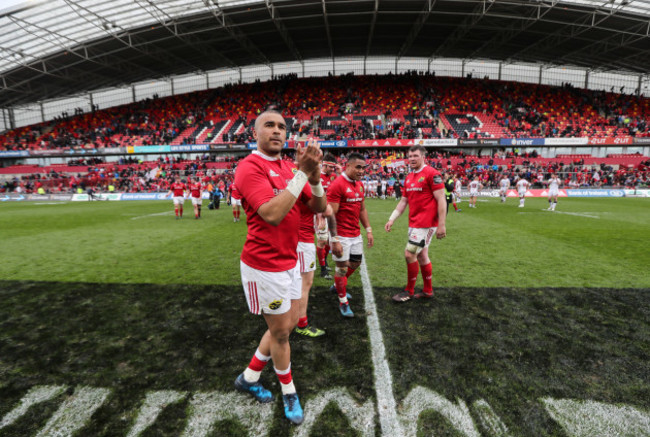 Simon Zebo after the game