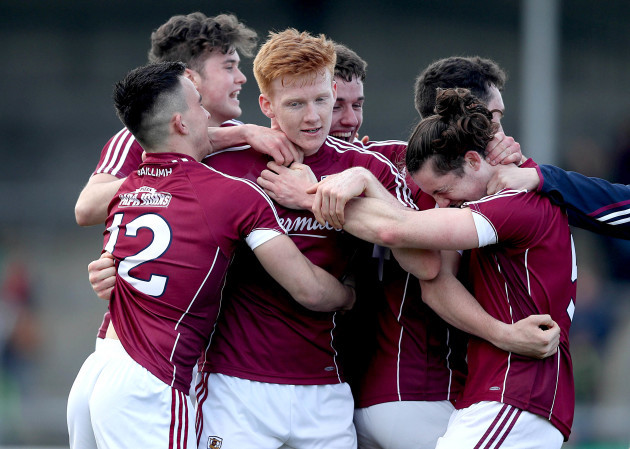 Galway players celebrate