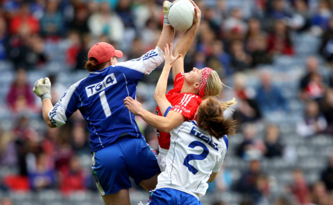 Amy O'Shea with Linda Martin and Grainne McNally