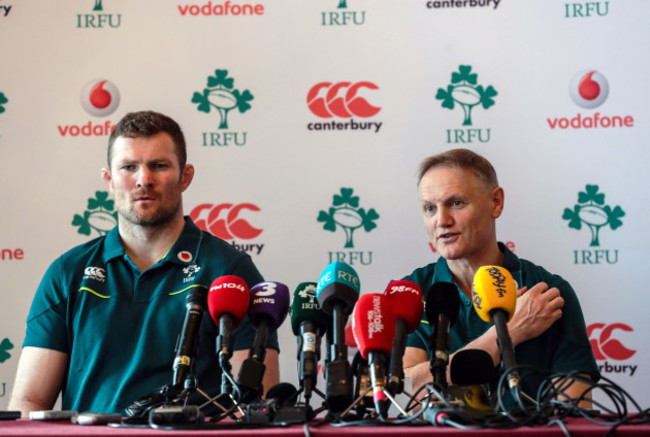 Donnacha Ryan and Joe Schmidt