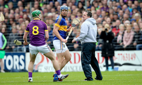 Davy Fitzgerald and Aidan Nolan clash with Jason Forde