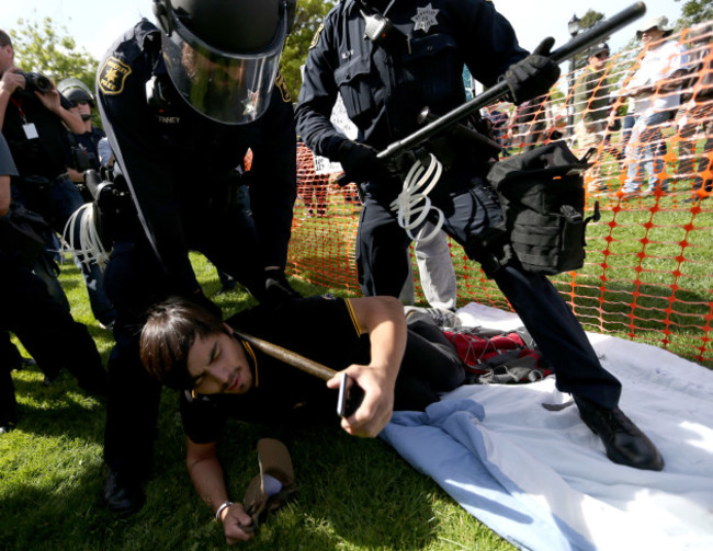 Tax March demonstrations - Berkeley