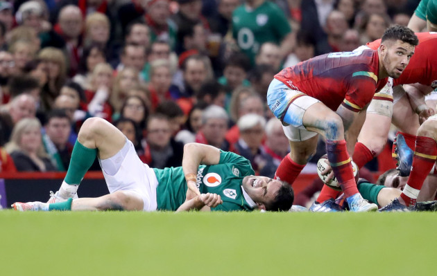 Conor Murray goes down injured
