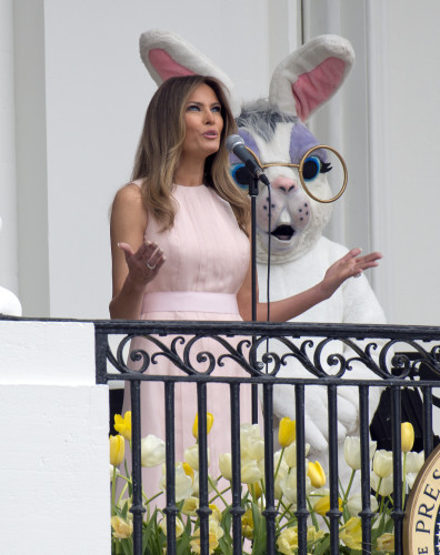 President Trump at the White House Easter Egg Roll - Washington