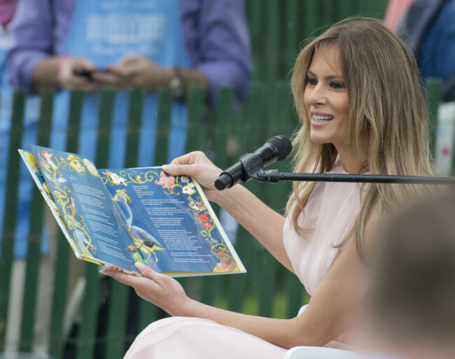 President Trump at the White House Easter Egg Roll - Washington