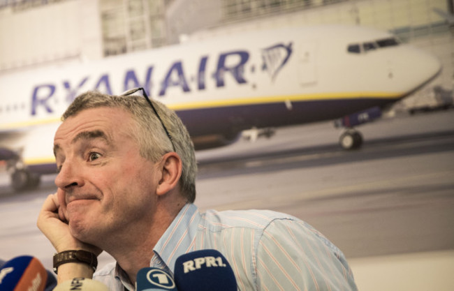 Ryanair expansion plans at Frankfurt press conference