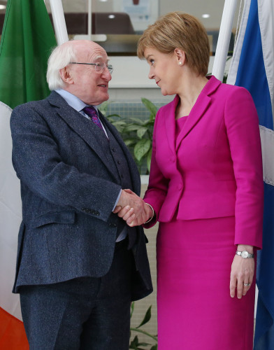 President Higgins visit to Scotland - Day One
