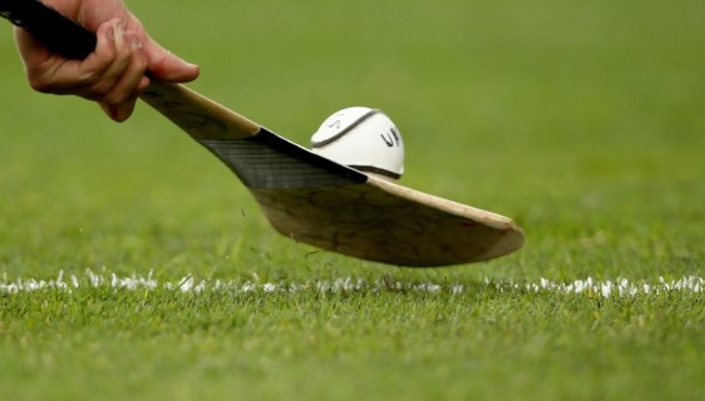 General view of a hurl and sliotar