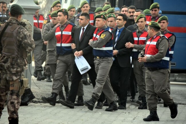 Soldiers Involved In The Failed Coup At Court - Turkey