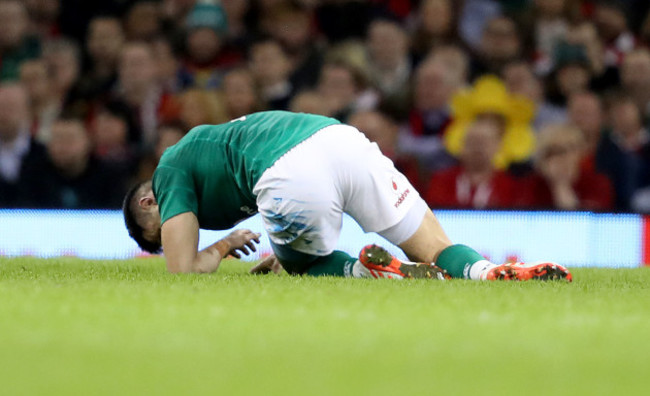 Conor Murray goes down injured