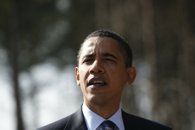 Obama visits Construction site in Springfield , VA