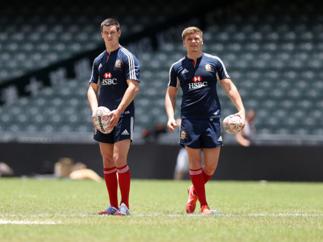 Jonathan Sexton and Owen Farrell 31/5/2013