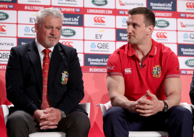 Warren Gatland and Sam Warburton