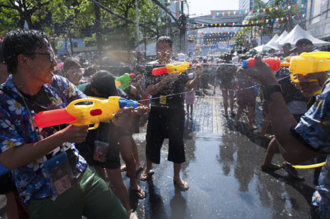 Thailand: Songkran Festival in Bangkok 2017