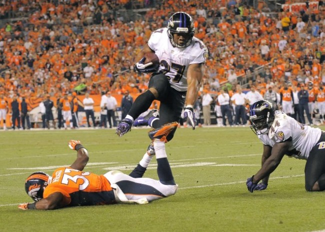 NFL American Football, Baltimore Ravens Vs Denver Broncos