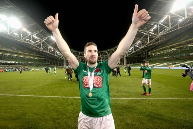 Gearoid Morrisey celebrates